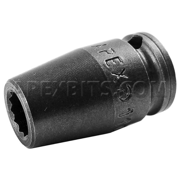 1107-D Apex 12-Point 7/32'' Standard Impact Socket, 1/4'' Square Drive