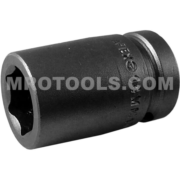 14MM15 Apex 6-Point 14mm Metric Standard Impact Socket, 1/2'' Square Drive