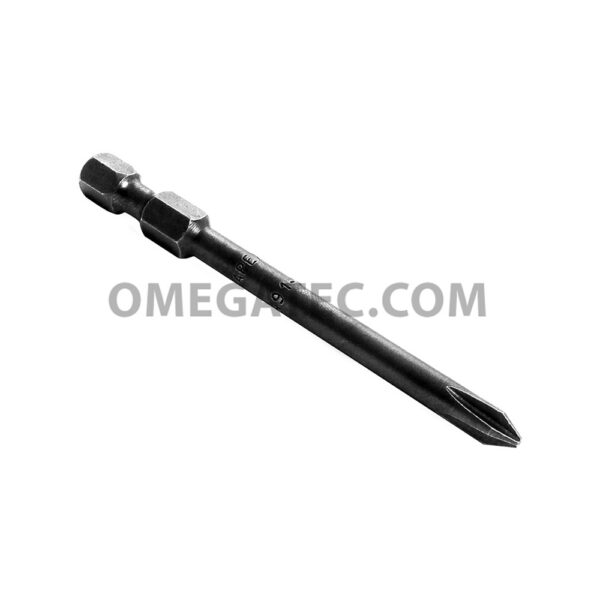 491-AX Apex Phillips Power Drive Bits #1 2-3/4'' Overall Length 1/4'' Hex Drive