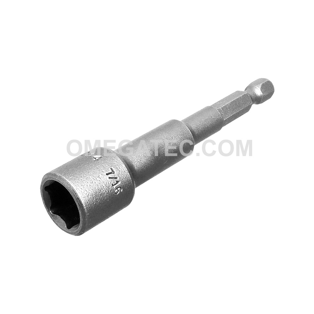 6B0814 Apex 7/16'' Bolt Clearance Nutsetter, 1/4'' Power Drive Apex