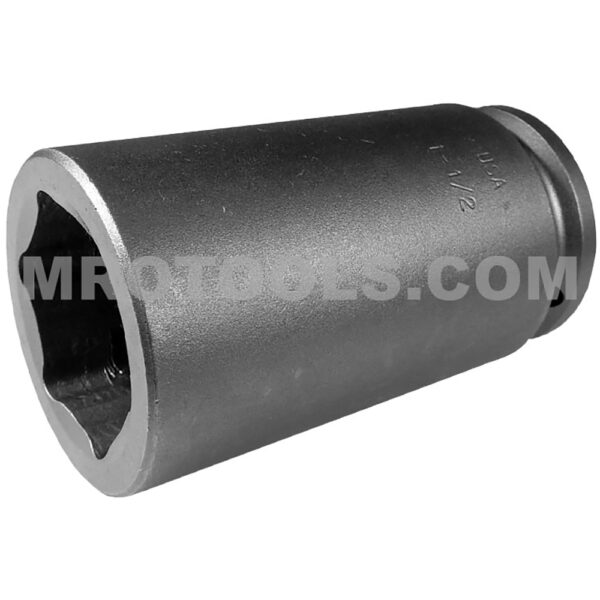 7348 Apex 6-Point 1-1/2'' Extra Long Impact Socket, 3/4'' Square Drive
