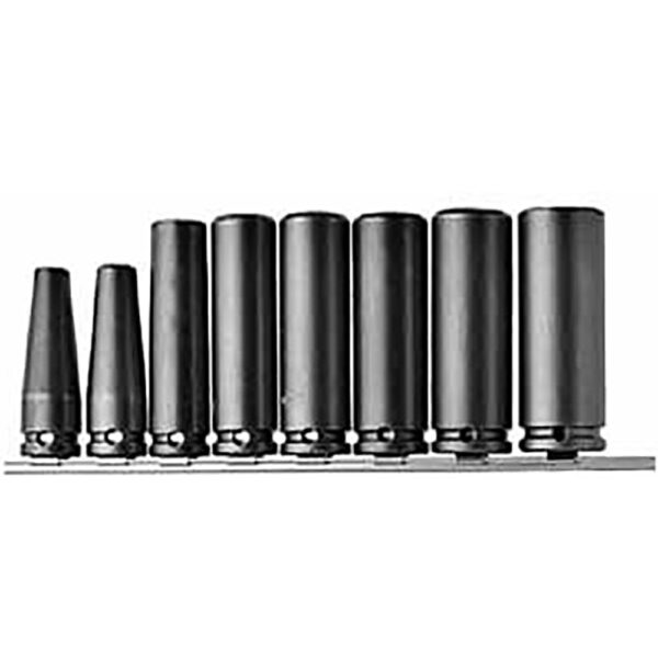 APS58XL Apex 6-Point 8PC 1/2'' Impact Socket Set