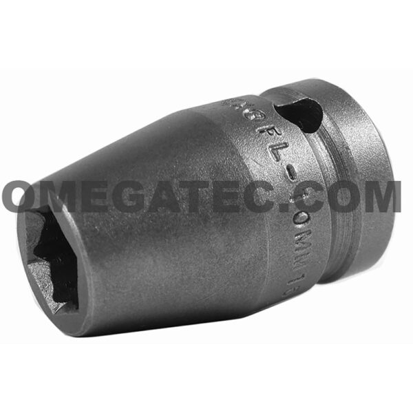 FL-10MM15 Apex 6-Point 10mm Fast Lead Metric Standard Impact Socket, 1/2'' Square Drive