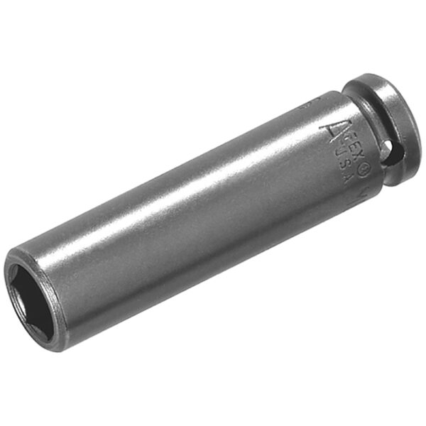 M-15MM45 Apex 6-Point 15mm Magnetic Thin Wall Metric Standard Impact Socket, 1/2'' Square Drive
