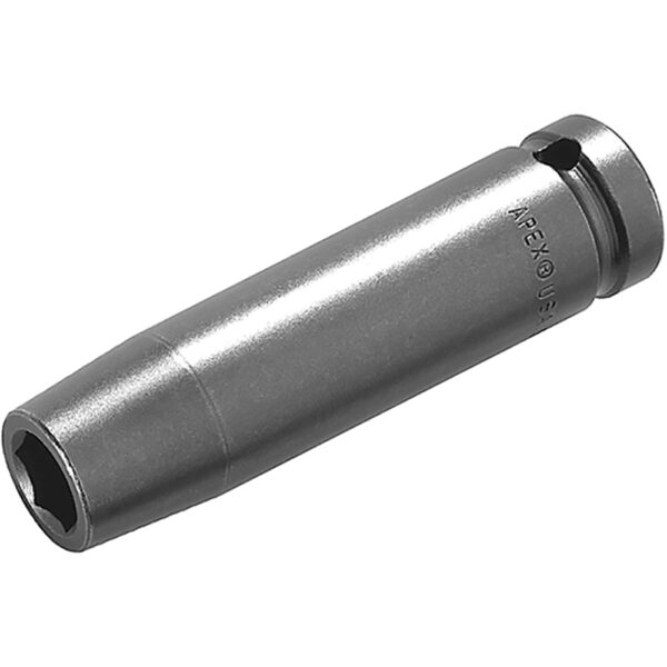 MB-3210 Apex 6-Point 5/16'' Magnetic Bolt Clearance Long Impact Socket, 3/8'' Square Drive