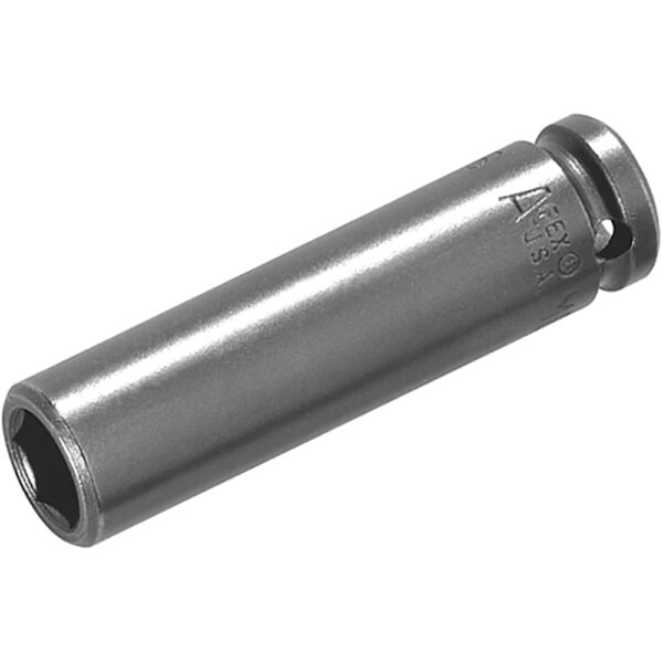 MB-9MM23 Apex 6-Point 9mm Magnetic Bolt Clearance Metric Long Impact Socket, 3/8'' Square Drive