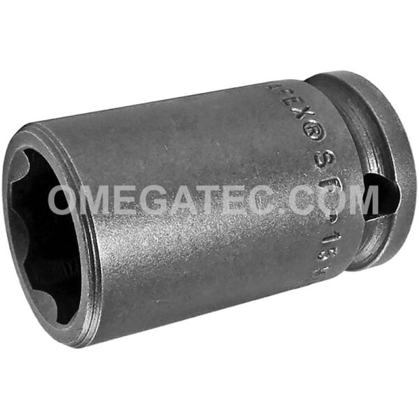 SF-15MM13 Apex 6-Point 15mm Surface Drive Metric Standard Impact Socket, 3/8'' Square Drive