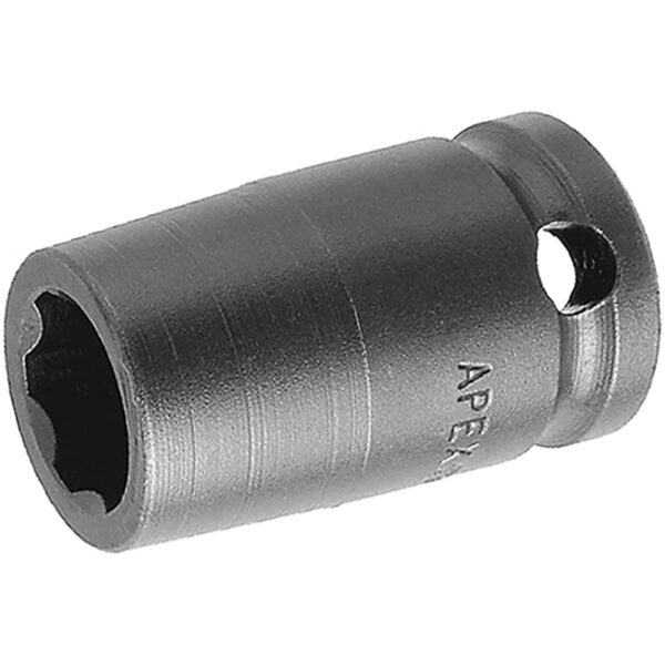 SF-17MM03 Apex 6-Point 17mm Surface Drive Metric Short Impact Socket, 3/8'' Square Drive