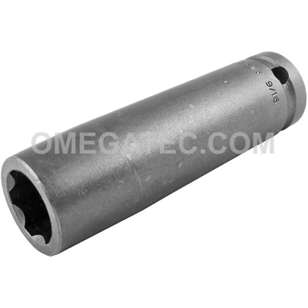 SF-5318 Apex 6-Point 9/16'' Surface Drive Extra Long Impact Socket, 1/2'' Square Drive