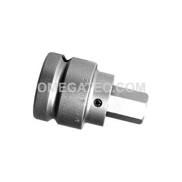 SZ-8-14-22MM 1'' Apex Socket Head (Hex-Allen) Bits With Drive Adapters, Metric
